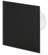 image 1 of 125mm Pull Cord Extractor Fan Matte Black Glass Front Panel TRAX Wall Ceiling Ventilation