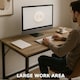 image 4 of Industrial Large 120CM Wide Computer Desk For Home Office Workstation
