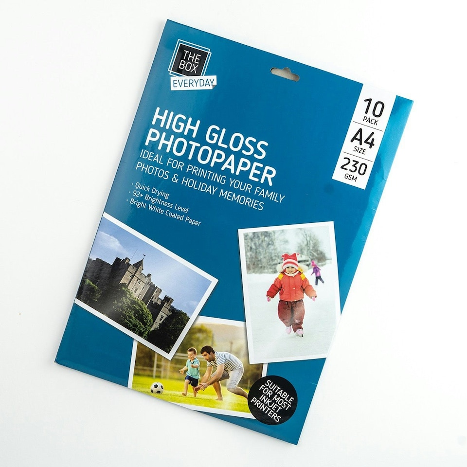 image 1 of 20 Sheets Premium Glossy High gloss Photo Paper A4 Inkjet Printer230GSM Picture White | A4