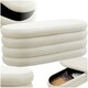 image 1 of Bench Altu - with velvet or boucle cover, padded, hallway storage Cream | Velvet Cream-White