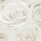 image 1 of World Of Wallpaper Melany Rose Wallpaper - Ivory/Cream - 10m x 53cm Yellow