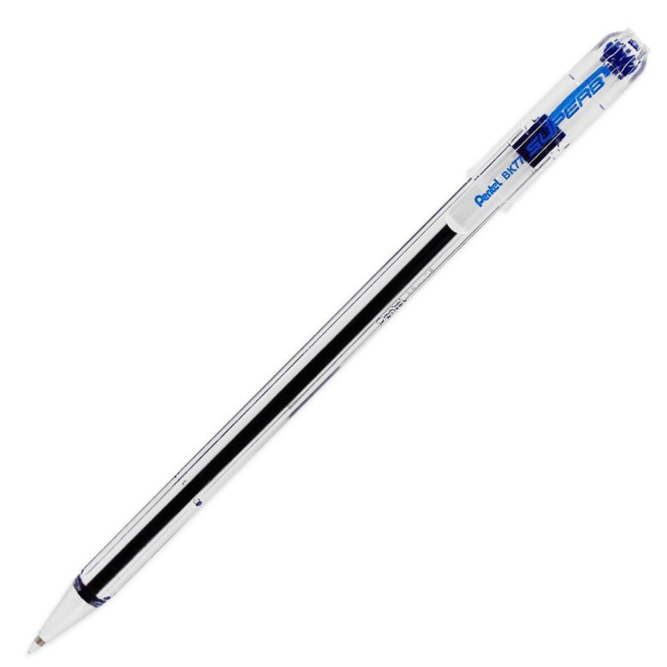 image 1 of Pentel BK77 Superb Ballpoint Pens 0.7mm Pack of 12