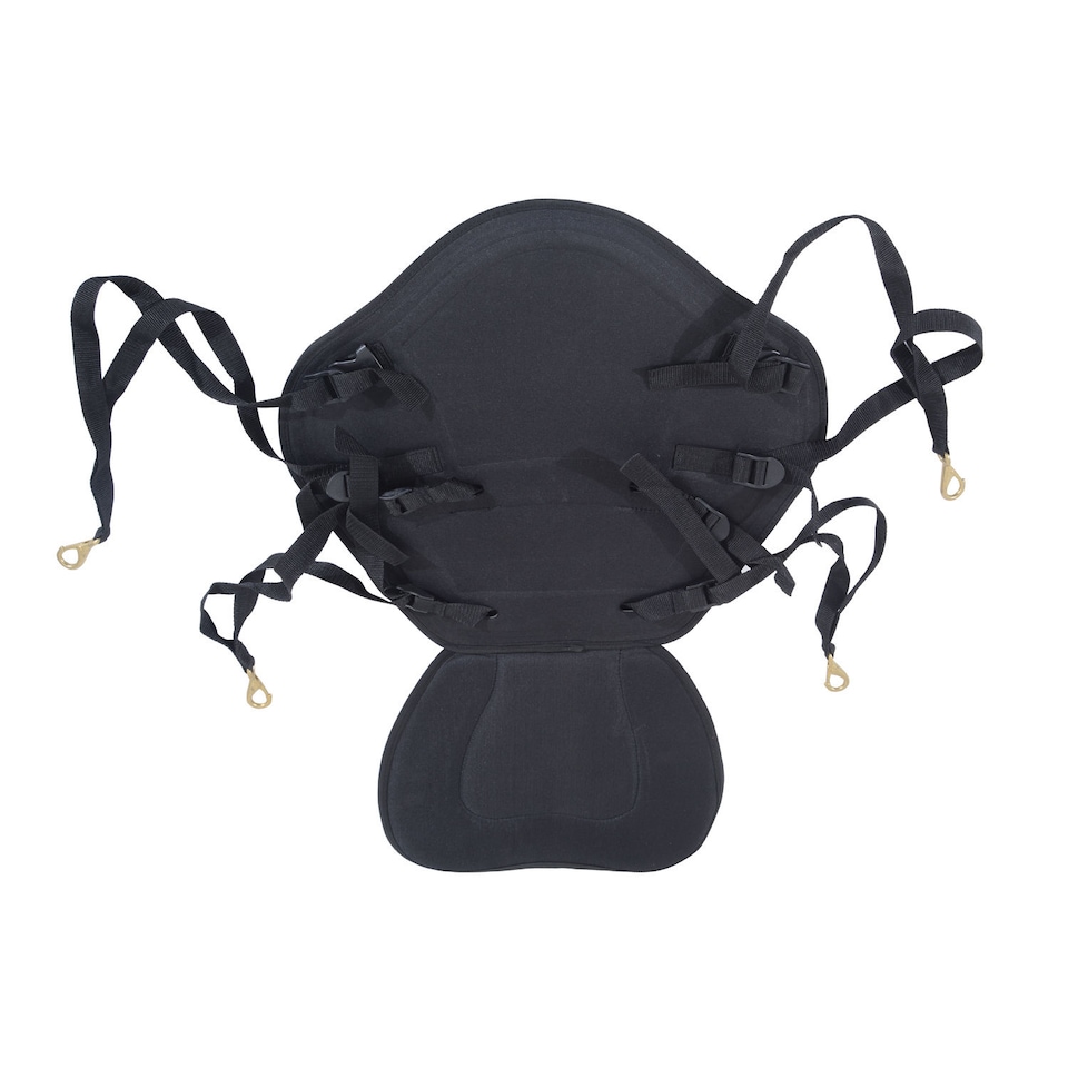 image 1 of HOMCOM Deluxe Kayak Seat Sit On Top Padded Backrest Canoe Rafting Sports High Back Detachable