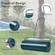 image 9 of COSTWAY 48L Steel Garden Lawn Roller Water Sand Filled