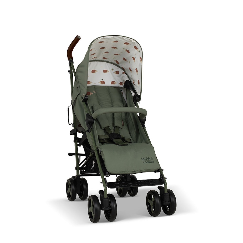 image 1 of Cosatto Supa 3 Compact Pushchair Stroller with Footmuff Birth to 25kg