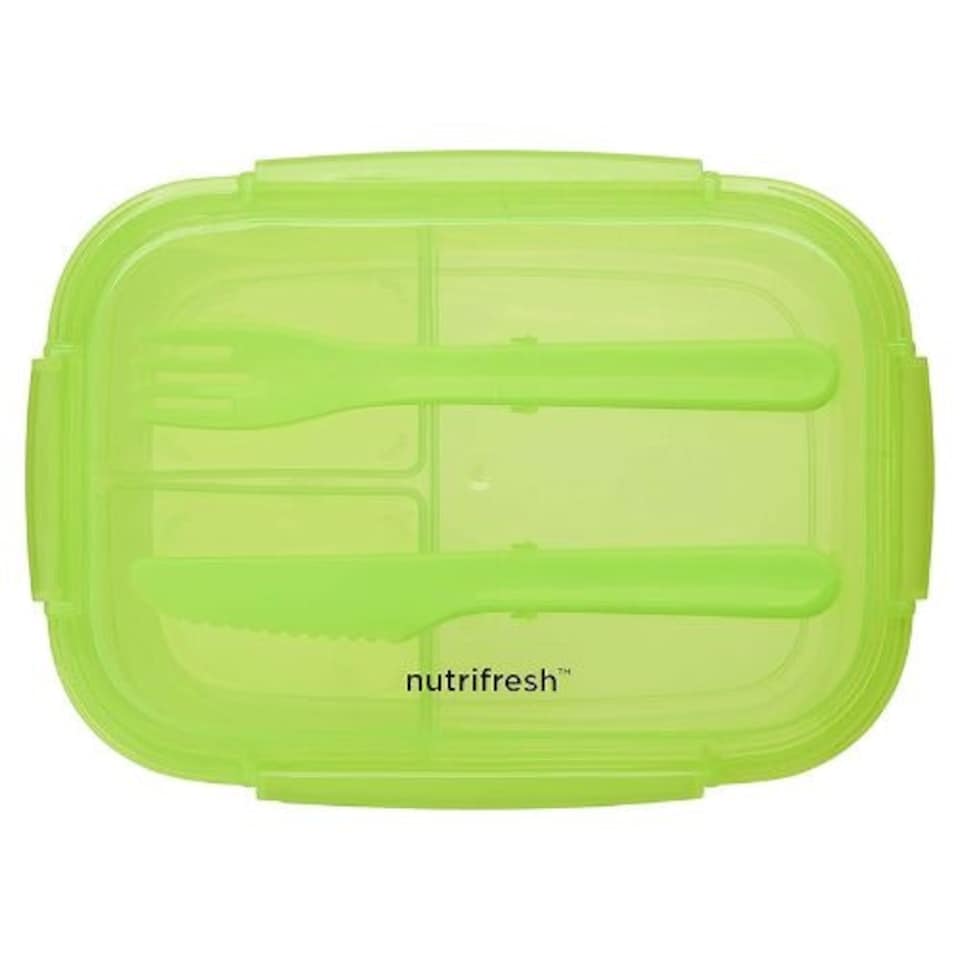 image 1 of Nutrifresh Plastic Cutlery Lunch Box
