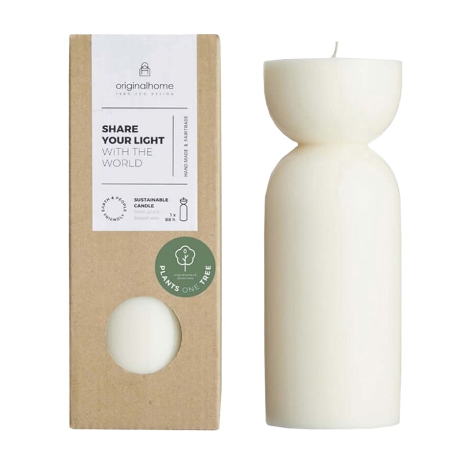 image 1 of Originalhome Candles | White | Off White | One Size | 1