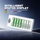 image 3 of Granicell 8 Bay AA AAA Battery Charger, USB Smart Battery Charger, Type-C Connector with LED Display, Individual Slots for Ni-MH Ni-CD Rechargeable Batteries