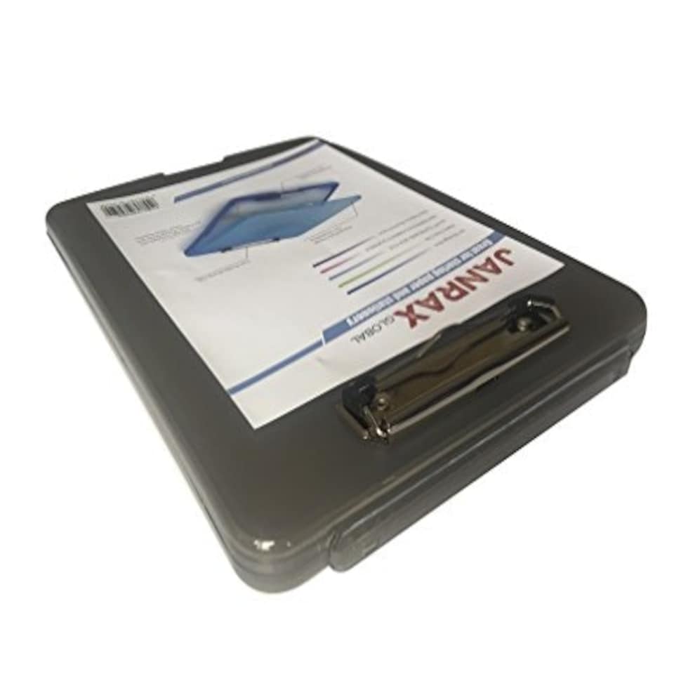 image 1 of A4 Black Clipboard Box File - Storage Filing Case
