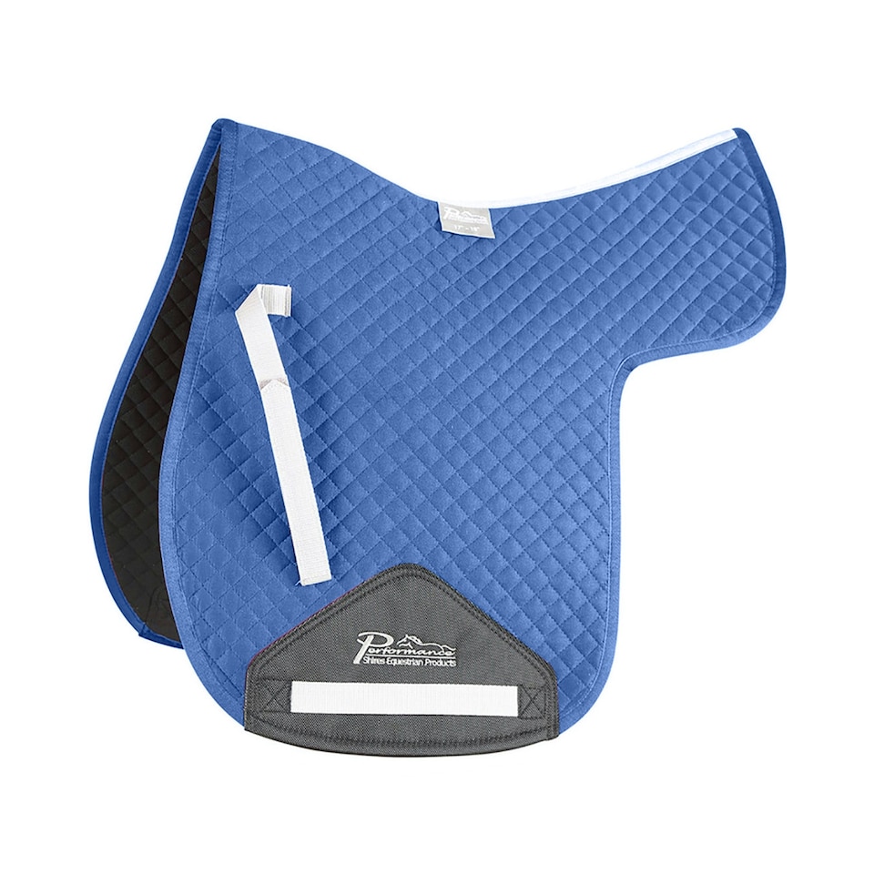 Performance Horse Numnah - Royal Blue - 17in - 18in