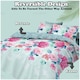 image 6 of VELVETIO Edith Complete Duvet Cover Set with Fitted Sheet Breathable Bedding Quilt Blue | King