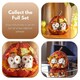 image 6 of Marco Paul Autumn Pumpkin Ornament with Owls Fall Decoration 17cm