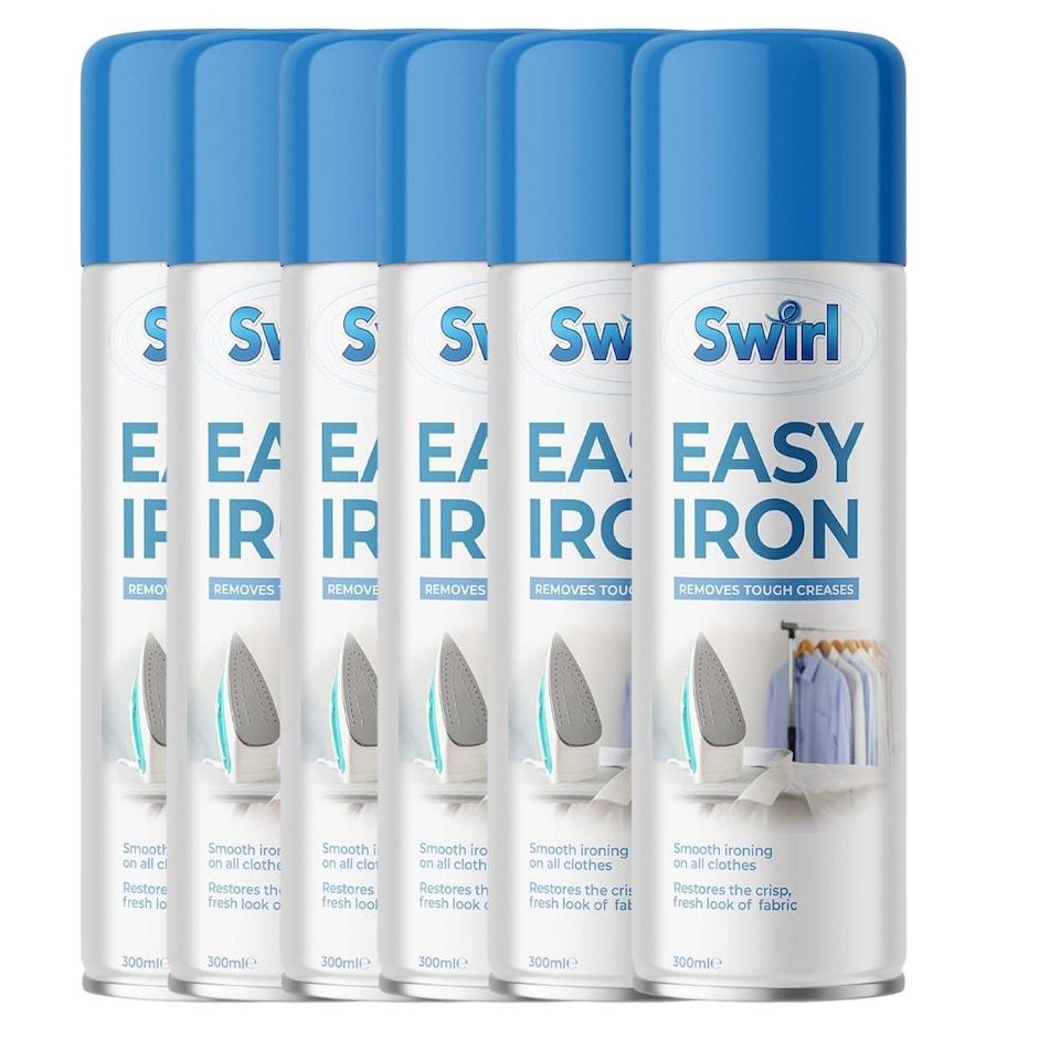Swirl Easy Iron Fabric Spray 300ml Pack of 6