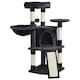 image 1 of Yaheetech 106 cm Kitten Tree Tower with Natural Sisal  Black