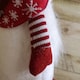 image 5 of Festive Christmas 66cm LED Lit Snowflake Sitting Gonk - Red
