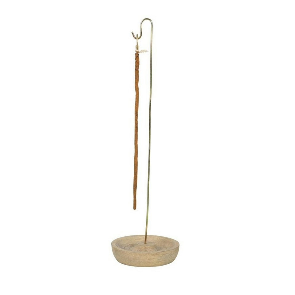 Something Different Himalayan Herbs Tibetan Rope Incense With Holder - White/Blue - One Size