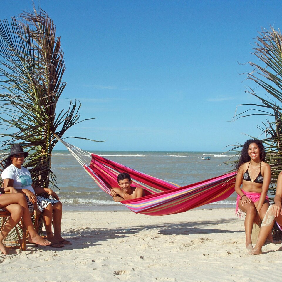 image 1 of Barbados Grenadine Hammock Pink | Grenadine