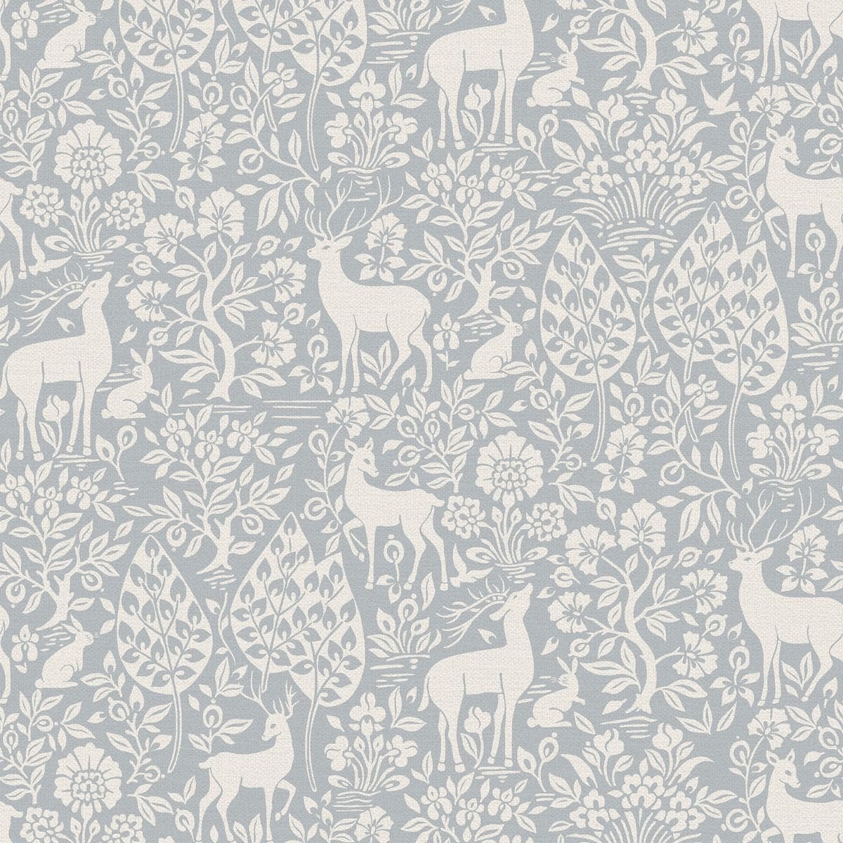 Holden Decor Deer Wallpaper Blue Blue 1