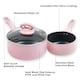 image 2 of Cermalon Blush Pink Non Stick 5 Piece Cookware Set