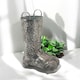 image 4 of Wellington Boot Umbrella Stand - Metal - L23 x W32 x H46 cm