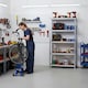 image 9 of 5 Tier Racking Shelf Heavy Duty Garage Shelving Storage Shelves Unit 150x70x30cm