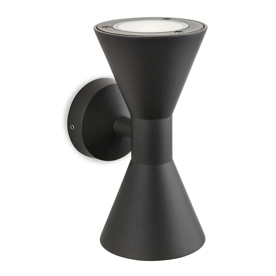 Sands 2 Light Up & Down Outdoor Wall Light Graphite IP54, GU10