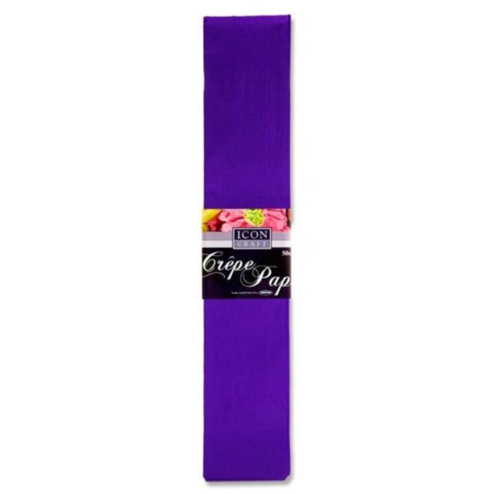 image 1 of Pack of 10 Assorted 50cm x 2m Crepe Paper by Icon Craft