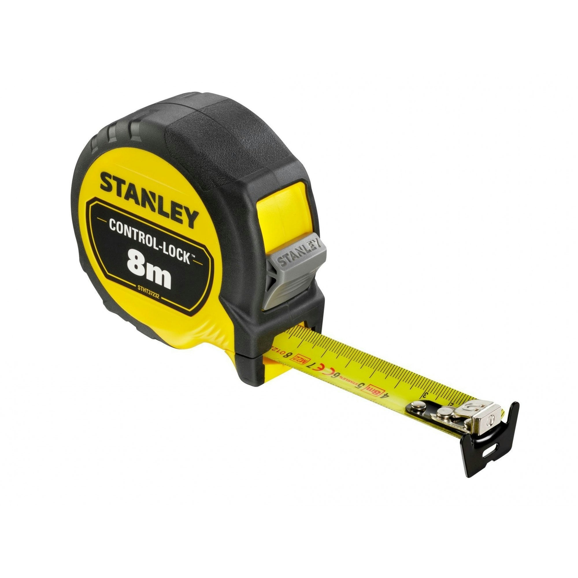 Stanley Hand Tools Control-lock Pocket Tape - Multi Colour - 8m (Metric only)
