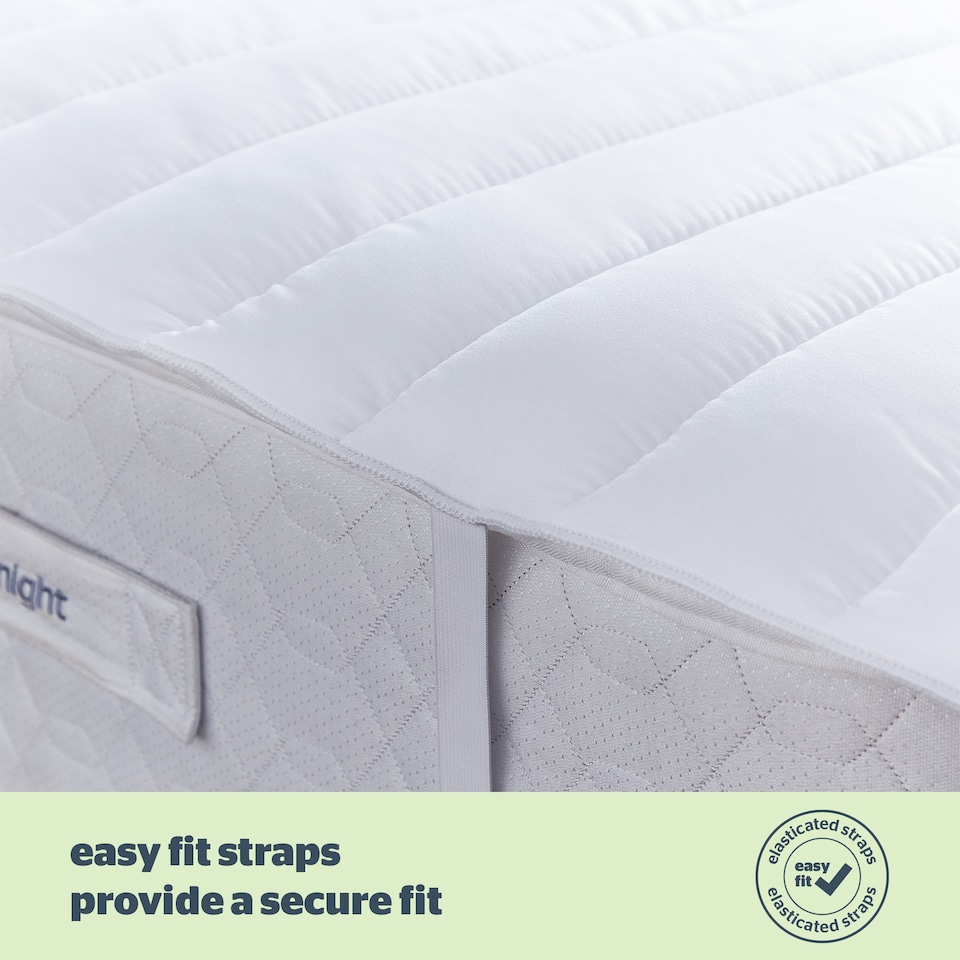 image 1 of Silentnight Anti-Allergy Mattress Topper, King | White | 1