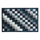 image 2 of JVL Mega Machine Washable Doormat and Runner Set, Pixels