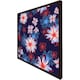 image 1 of Red, white & blue flower print (Picture Frame) Brown | XL