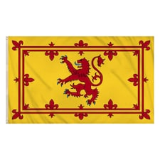 Henbrandt Lion Rampant of Scotland Flag - Yellow/Red - One Size