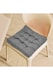 image 2 of Living and Home Chair Cushion, Light Grey | Grey | Light Grey