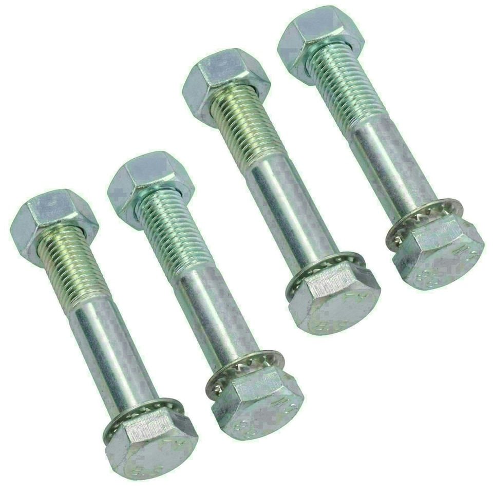 image 1 of M16 (16mm) x 90mm High Tensile Tow Bar Ball Fixing Bolts Washers + Nuts 4 Pack