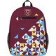 image 1 of West Ham United FC Particle Backpack - Claret Red/Blue/Yellow - One Size