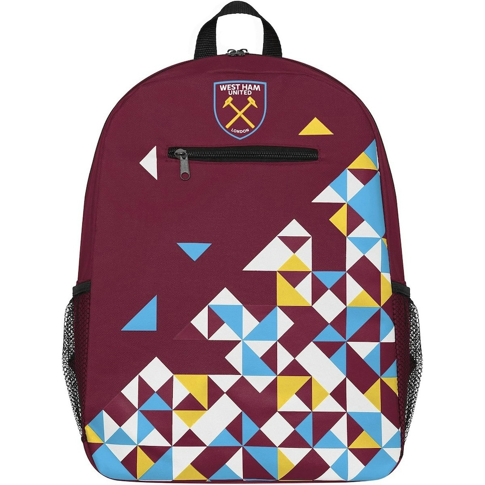 image 1 of West Ham United FC Particle Backpack - Claret Red/Blue/Yellow - One Size