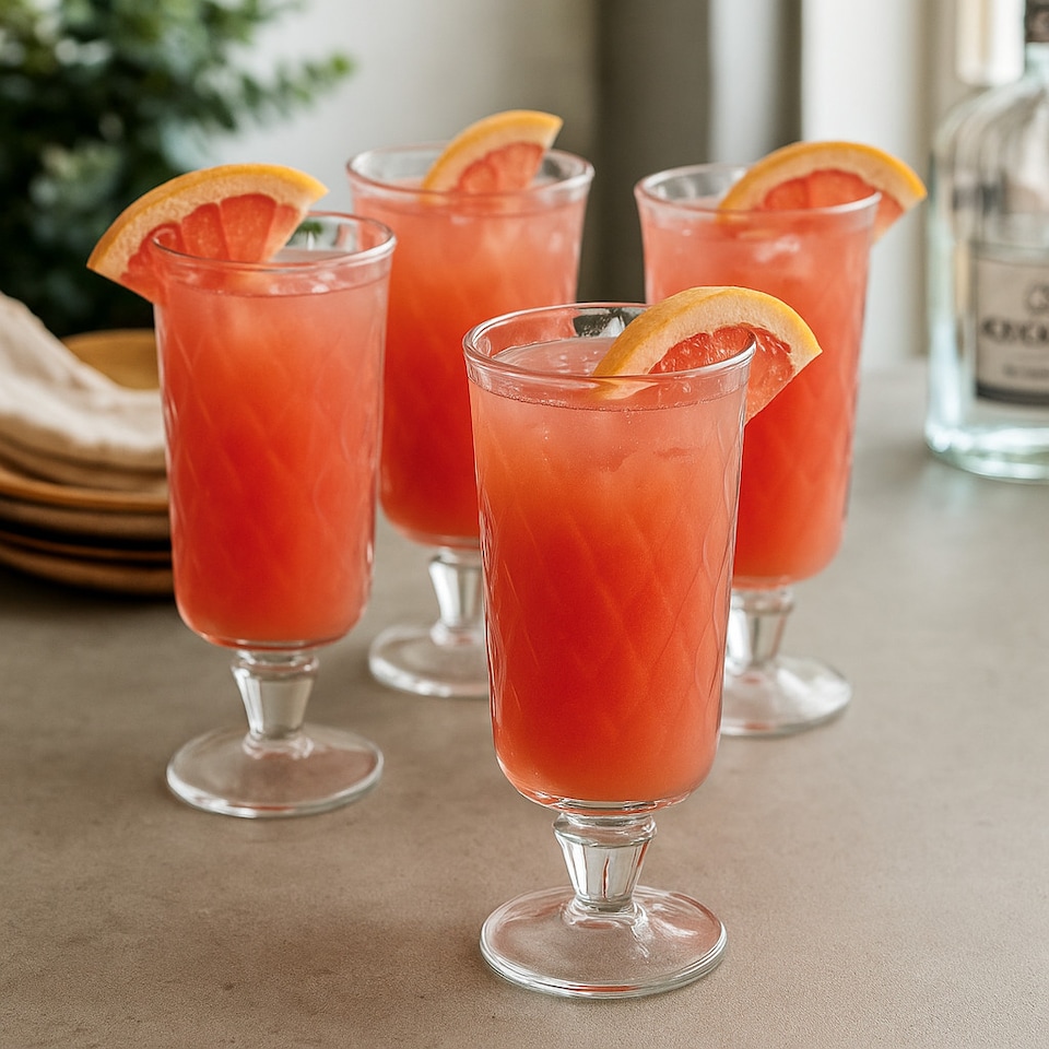 image 1 of Cocktail Iced Tea Water Drinking Highball Tumbler Glasses Set 445ml | Clear | Set of 4