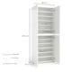 image 3 of FURNICOMP Vida 4 Door 80cm White Gloss Tall Shoe Cabinet/Storage Cupboard