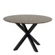 image 1 of Heaven Dining Table with Brown Polished Marble Top