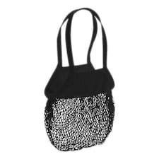 Westford Mill Organic Cotton Mesh Grocery Bag - Black - One Size