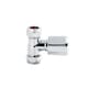 image 1 of Straight Round Radiator Valves Sold in Pairs Chrome