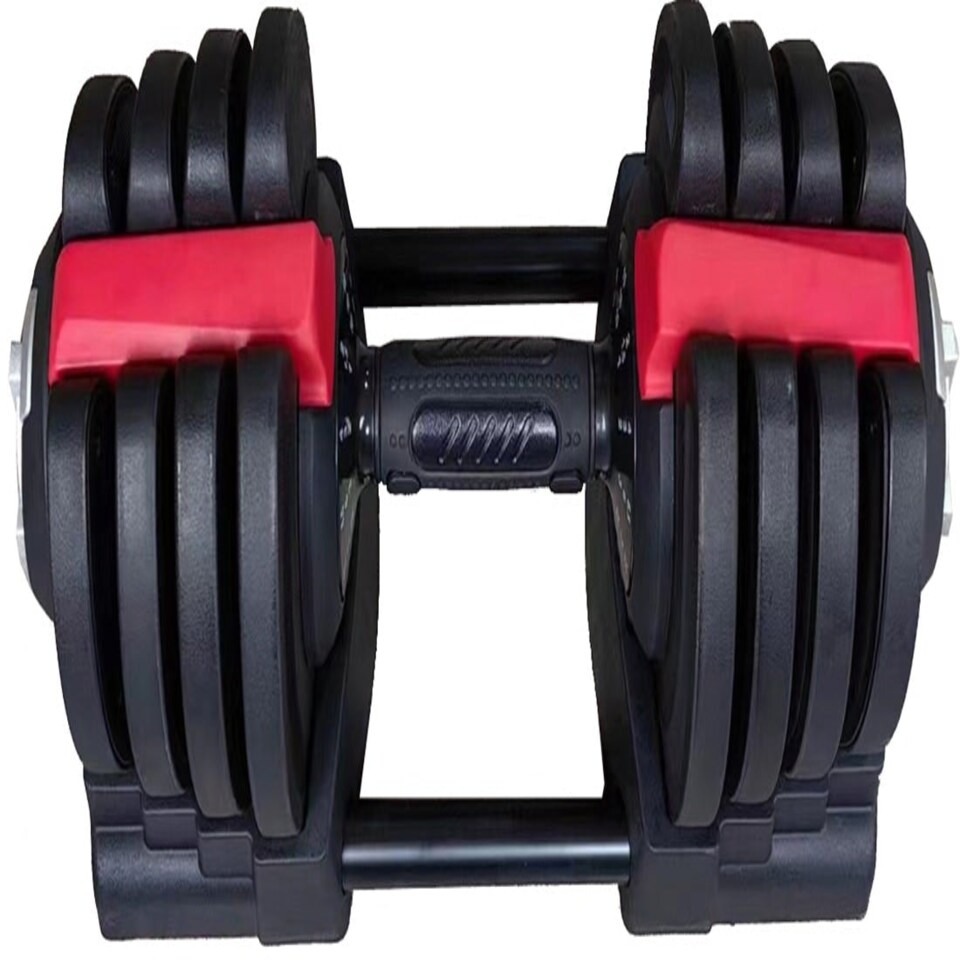 image 1 of Strongology ELEMENT18 Home Fitness Black and Red Adjustable Smart Dumbbell from 1.5kg up to 18kg Training Weights