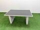 image 4 of Fimous Outdoor Garden Furniture Sets 9 Seater Wicker Rattan Corner Sofa Sets with Rectangular Dining Table Lounge Sofa 2 Big Footstools Armchair Light Grey