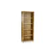 image 3 of Classic Solid Oak Tall Bookcase | Brown | Brown