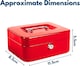 image 2 of Marco Paul 4.5'' Cash Box - Red