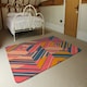 image 3 of Striped bright geometric pattern (Rug) Multi | XL: 160x230cm