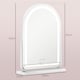 image 5 of HOMCOM LED Vanity Mirror with Lights, 43  59cm Lighted Makeup Mirror with 3 Colour, 360 Degree Rotation, Touch Screen, for Bedroom and Dressing Room, White