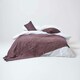 image 4 of Homescapes Nirvana Cotton Mauve Rectangular Cushion Cover - 30 x 50 cm | Purple | Mauve | 30 x 50 cm