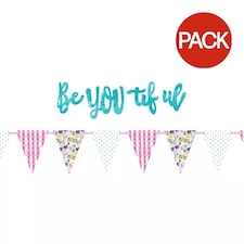 Unique Party Be You Tiful Banner (Pack of 2) - Multicoloured - One Size
