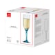 image 6 of Bormioli Rocco Florian Champagne Flutes - 210ml - Blue - Pack of 6